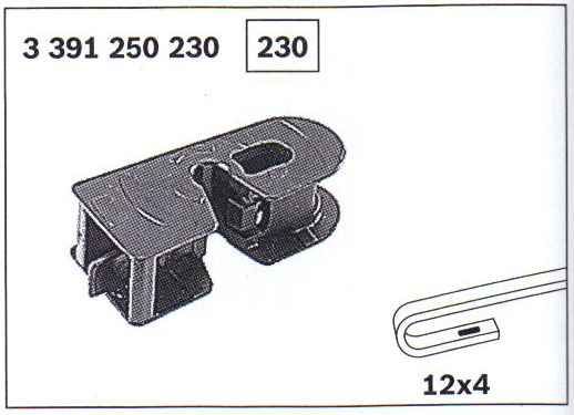 Щетка стеклоочистителя Bosch Twin грузовой N71